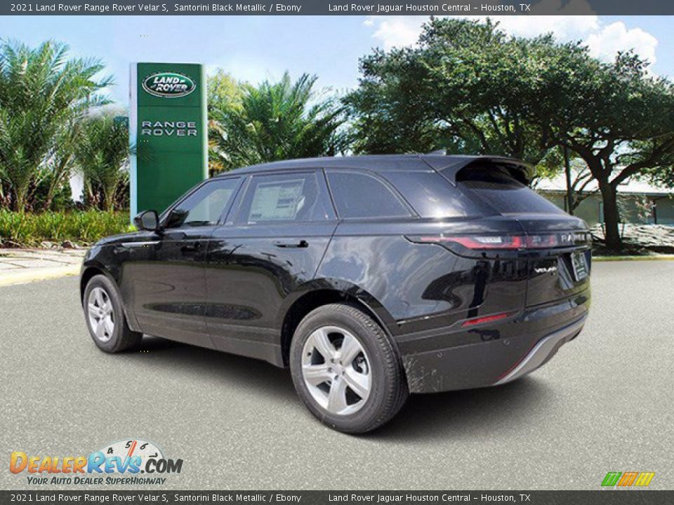 2021 Land Rover Range Rover Velar S Santorini Black Metallic / Ebony Photo #10