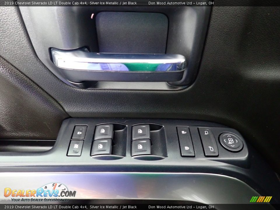 2019 Chevrolet Silverado LD LT Double Cab 4x4 Silver Ice Metallic / Jet Black Photo #18