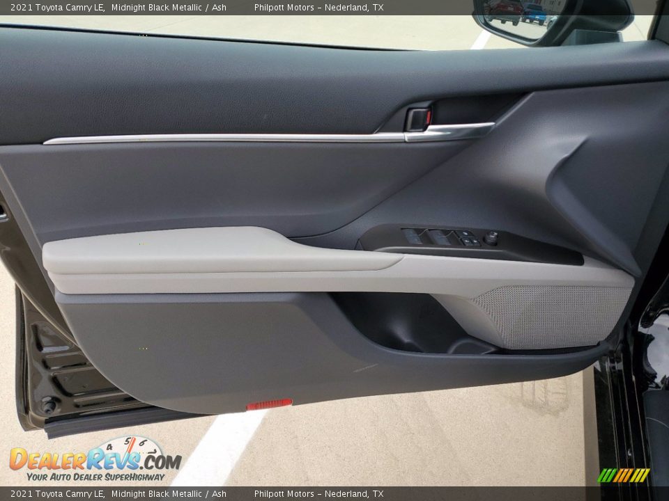 2021 Toyota Camry LE Midnight Black Metallic / Ash Photo #13