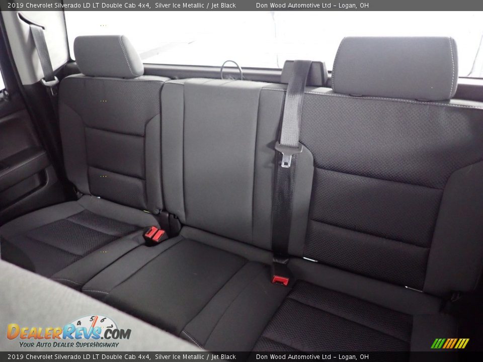 2019 Chevrolet Silverado LD LT Double Cab 4x4 Silver Ice Metallic / Jet Black Photo #22