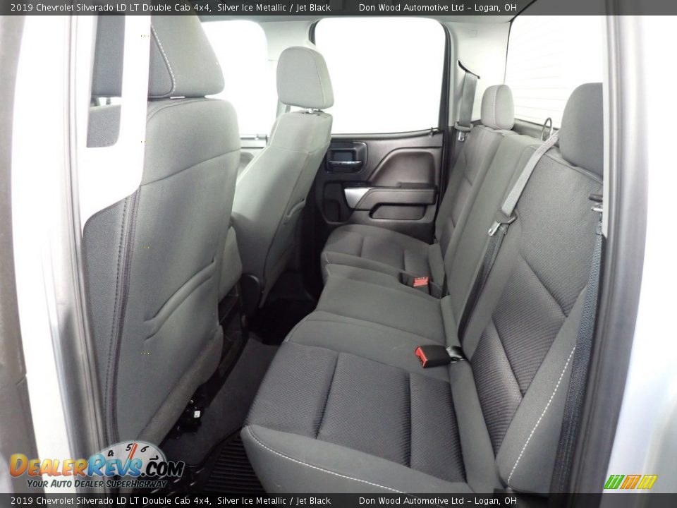 2019 Chevrolet Silverado LD LT Double Cab 4x4 Silver Ice Metallic / Jet Black Photo #24
