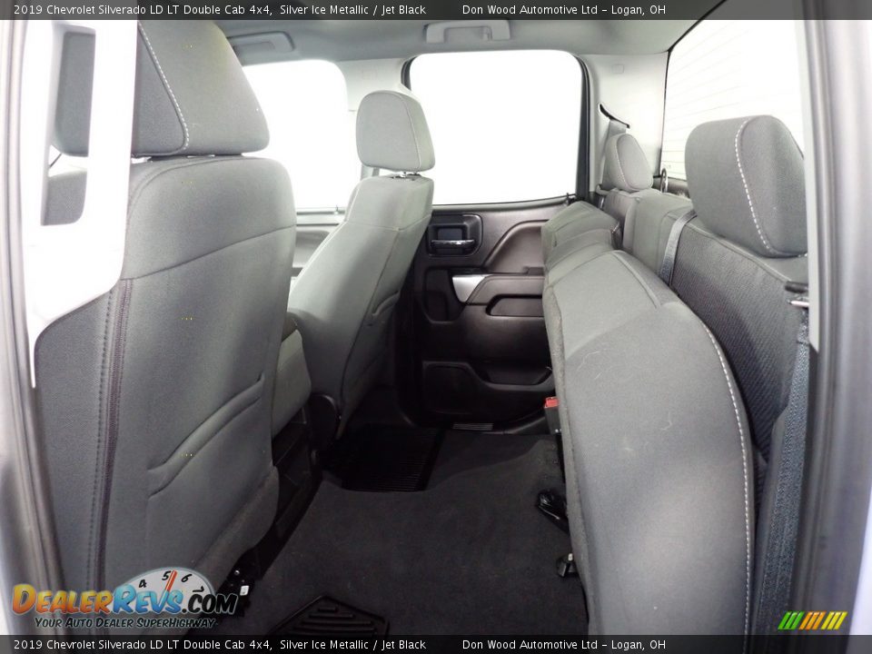 2019 Chevrolet Silverado LD LT Double Cab 4x4 Silver Ice Metallic / Jet Black Photo #25