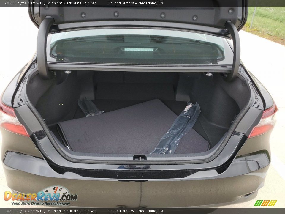 2021 Toyota Camry LE Midnight Black Metallic / Ash Photo #21