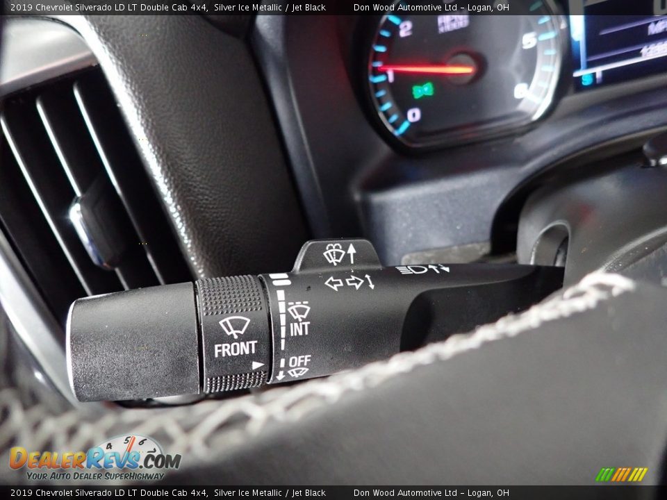 2019 Chevrolet Silverado LD LT Double Cab 4x4 Silver Ice Metallic / Jet Black Photo #34