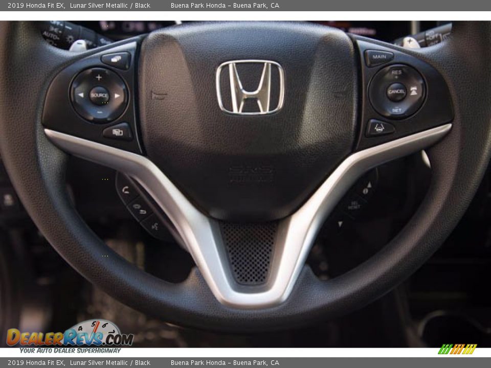 2019 Honda Fit EX Lunar Silver Metallic / Black Photo #11