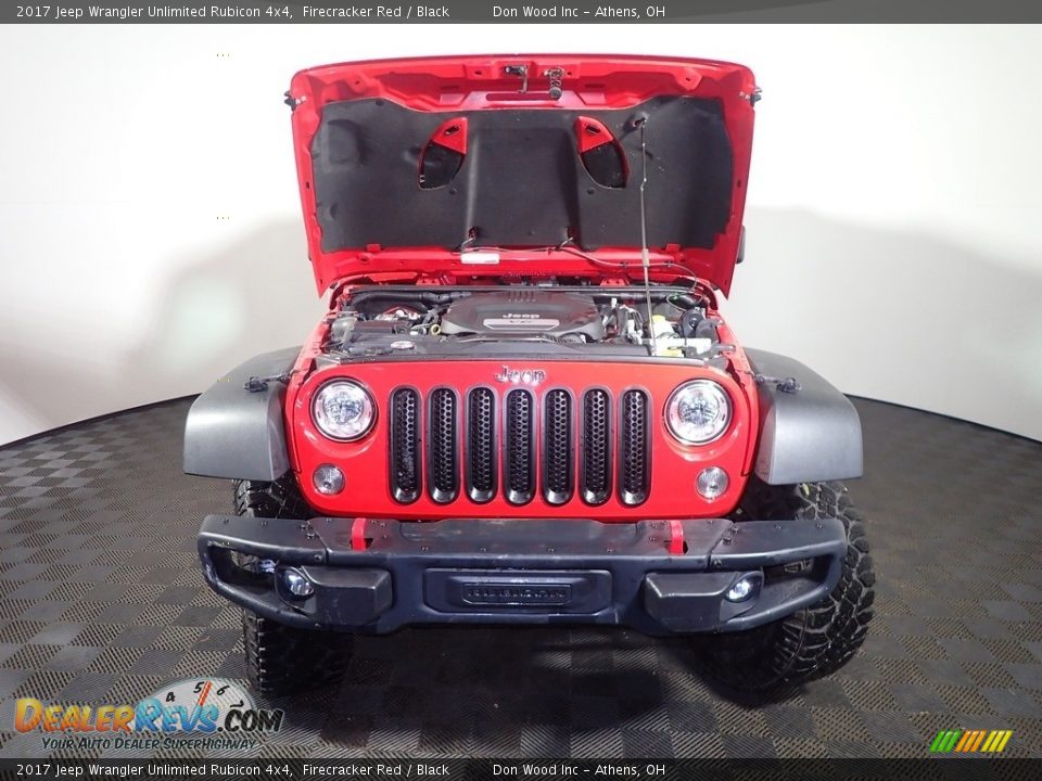2017 Jeep Wrangler Unlimited Rubicon 4x4 Firecracker Red / Black Photo #6
