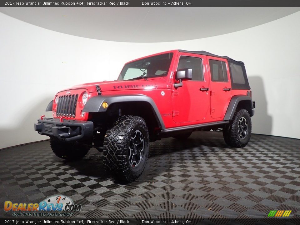 2017 Jeep Wrangler Unlimited Rubicon 4x4 Firecracker Red / Black Photo #8
