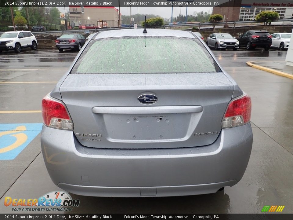 2014 Subaru Impreza 2.0i 4 Door Ice Silver Metallic / Black Photo #3