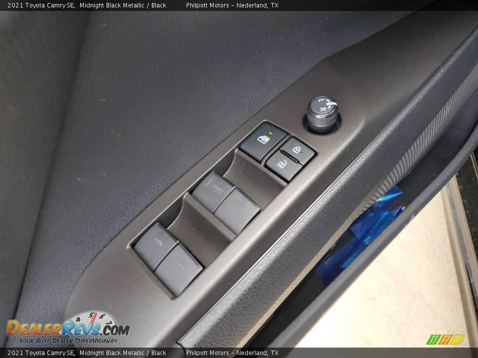 2021 Toyota Camry SE Midnight Black Metallic / Black Photo #14