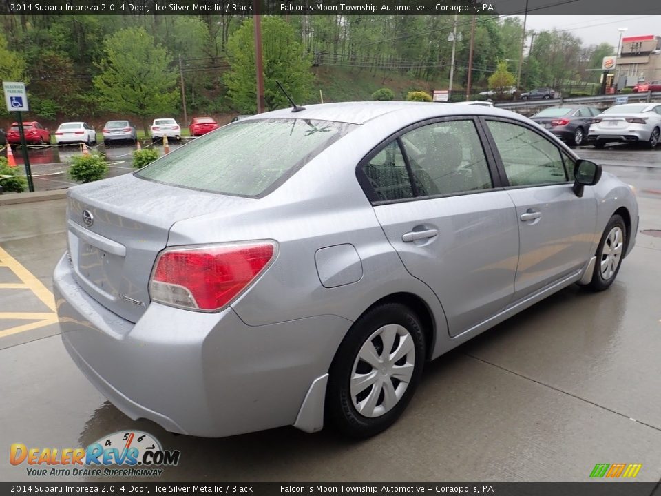 2014 Subaru Impreza 2.0i 4 Door Ice Silver Metallic / Black Photo #4