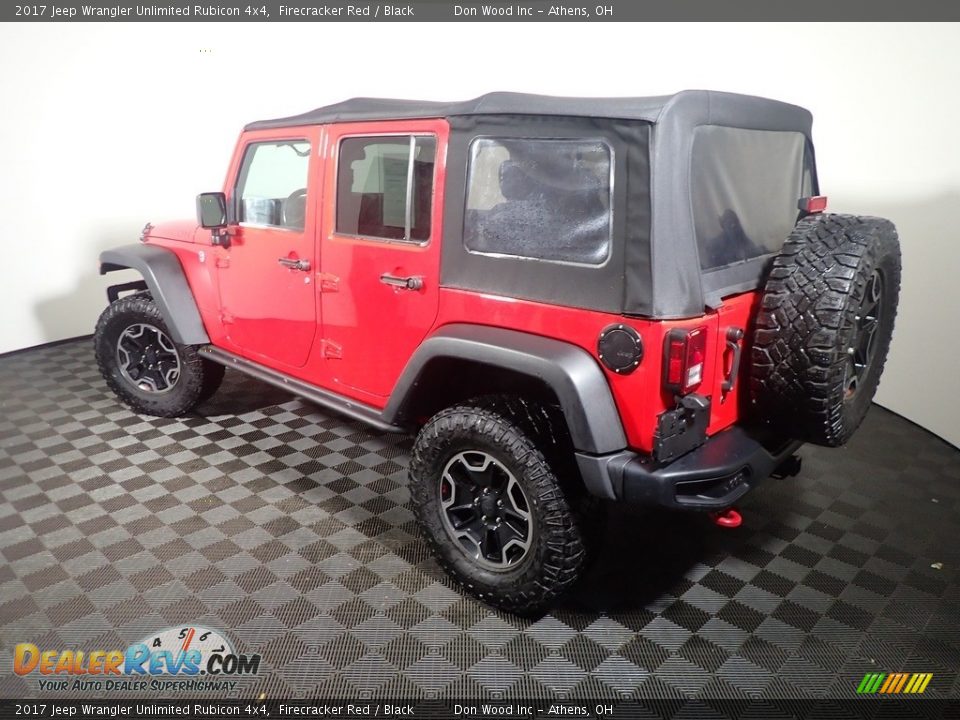 2017 Jeep Wrangler Unlimited Rubicon 4x4 Firecracker Red / Black Photo #12
