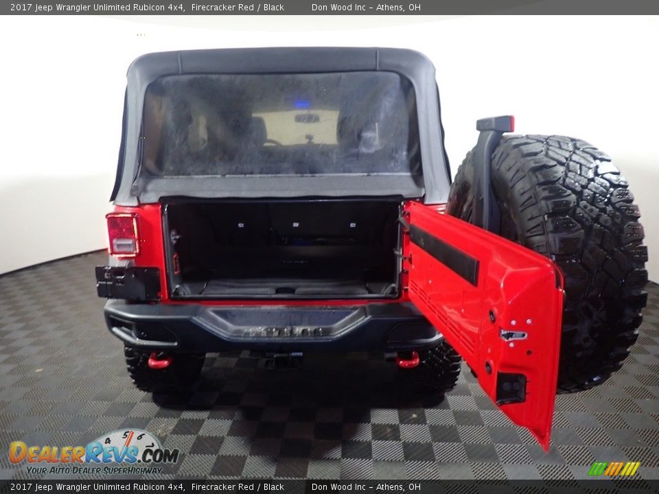 2017 Jeep Wrangler Unlimited Rubicon 4x4 Firecracker Red / Black Photo #14