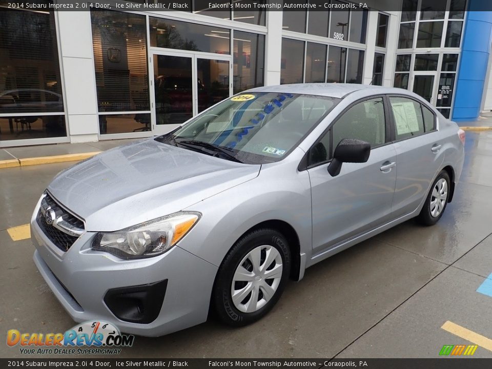 2014 Subaru Impreza 2.0i 4 Door Ice Silver Metallic / Black Photo #8