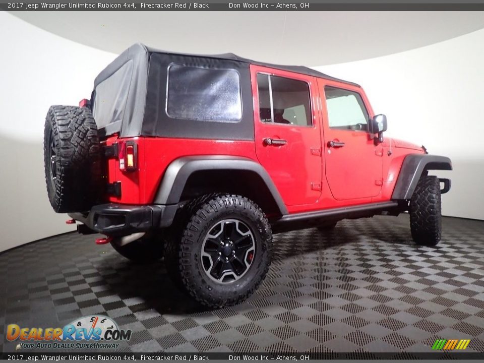 2017 Jeep Wrangler Unlimited Rubicon 4x4 Firecracker Red / Black Photo #15