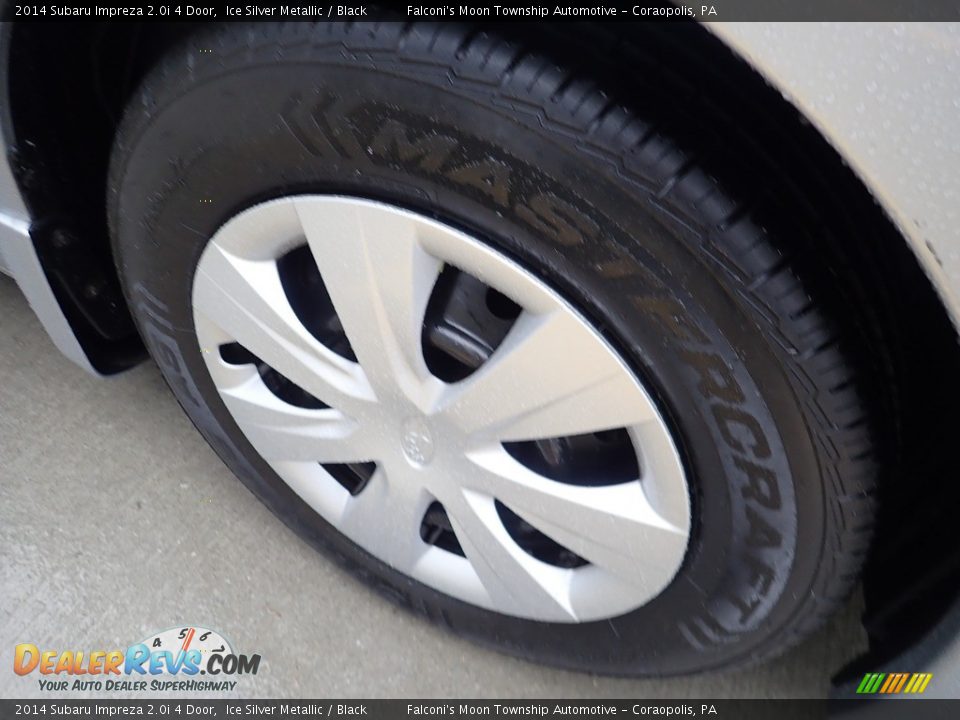 2014 Subaru Impreza 2.0i 4 Door Ice Silver Metallic / Black Photo #9