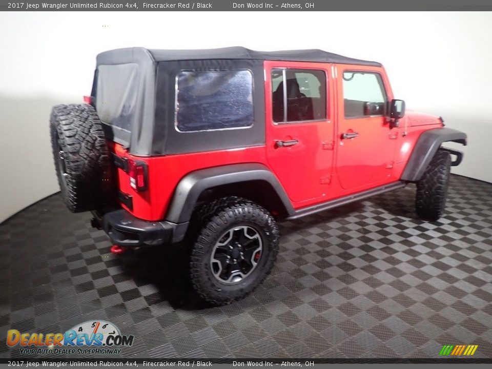 2017 Jeep Wrangler Unlimited Rubicon 4x4 Firecracker Red / Black Photo #16