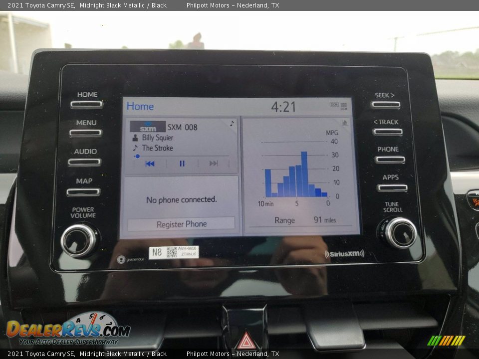 2021 Toyota Camry SE Midnight Black Metallic / Black Photo #19