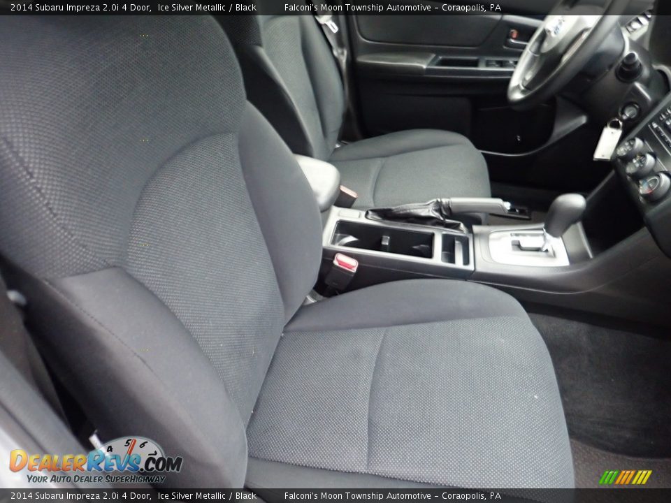 2014 Subaru Impreza 2.0i 4 Door Ice Silver Metallic / Black Photo #10
