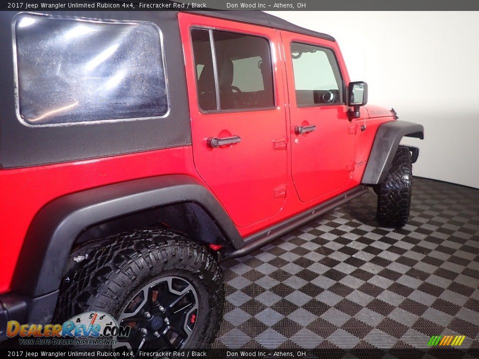 2017 Jeep Wrangler Unlimited Rubicon 4x4 Firecracker Red / Black Photo #18