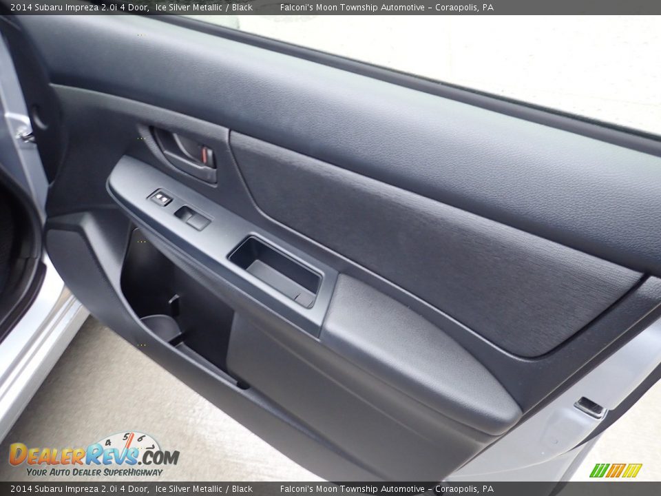 2014 Subaru Impreza 2.0i 4 Door Ice Silver Metallic / Black Photo #12