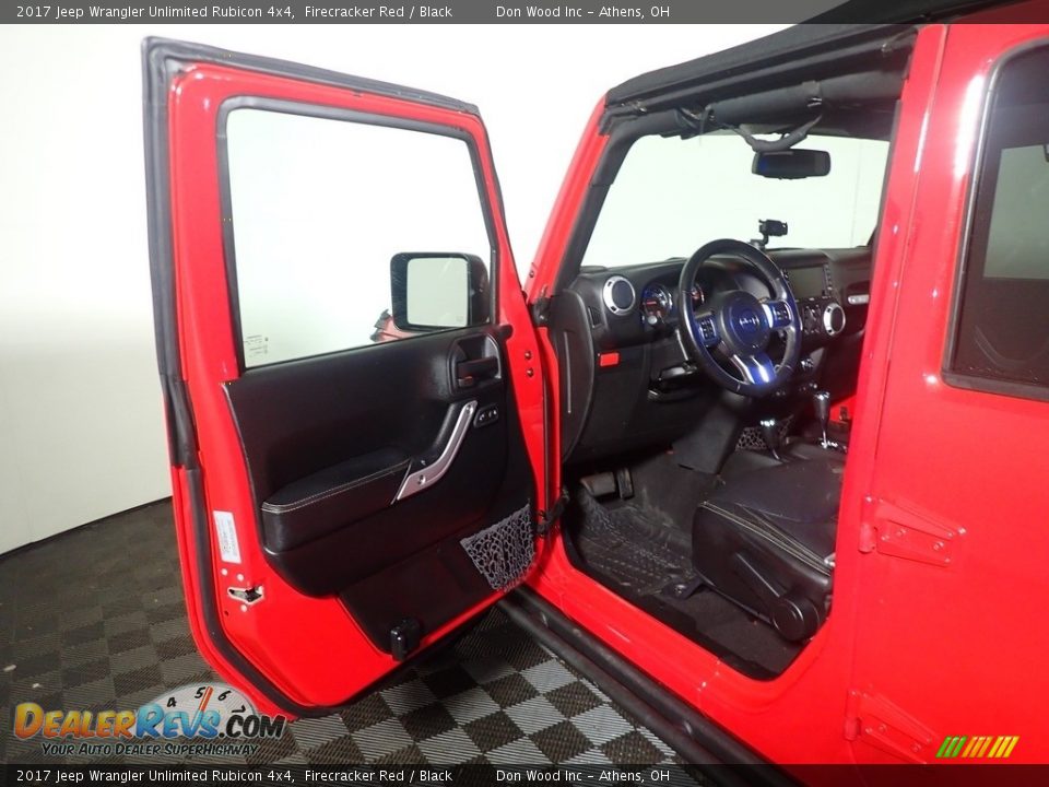 2017 Jeep Wrangler Unlimited Rubicon 4x4 Firecracker Red / Black Photo #19