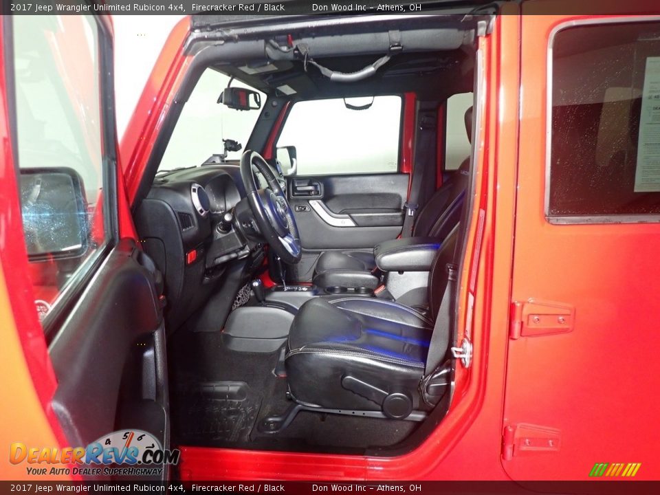 2017 Jeep Wrangler Unlimited Rubicon 4x4 Firecracker Red / Black Photo #20