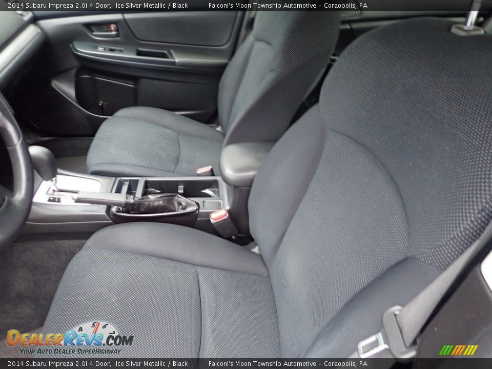 2014 Subaru Impreza 2.0i 4 Door Ice Silver Metallic / Black Photo #14