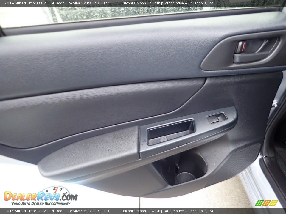 2014 Subaru Impreza 2.0i 4 Door Ice Silver Metallic / Black Photo #17