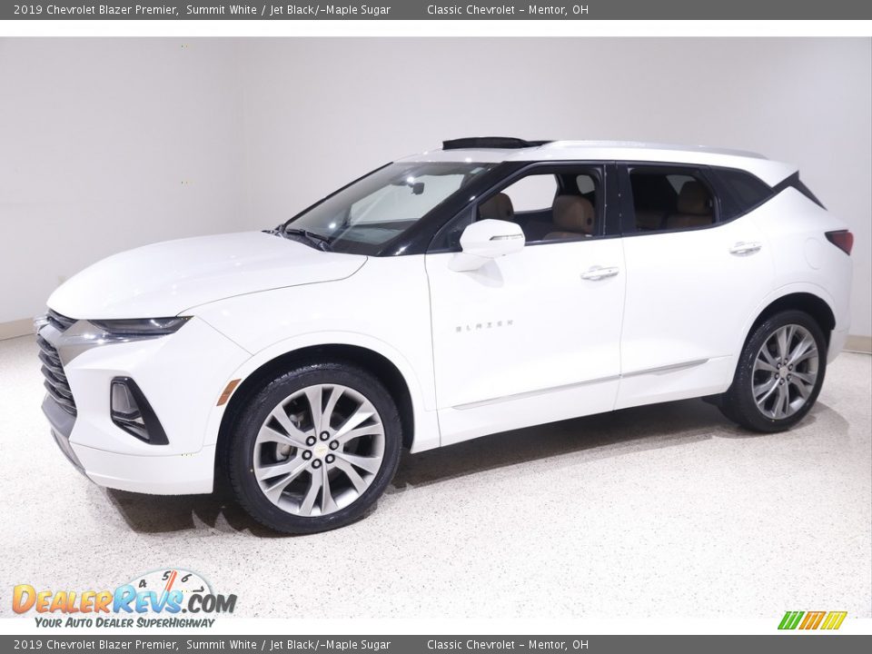 2019 Chevrolet Blazer Premier Summit White / Jet Black/­Maple Sugar Photo #3