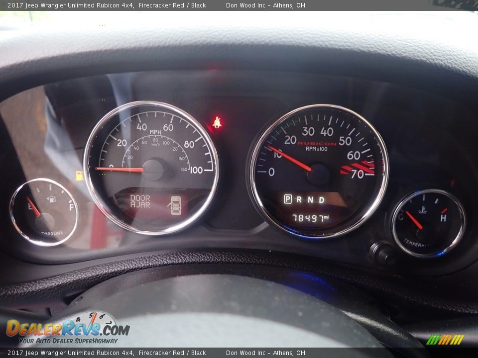 2017 Jeep Wrangler Unlimited Rubicon 4x4 Firecracker Red / Black Photo #26