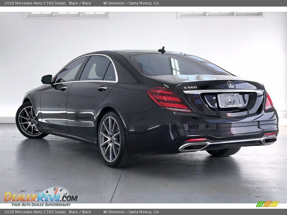 2018 Mercedes-Benz S 560 Sedan Black / Black Photo #10