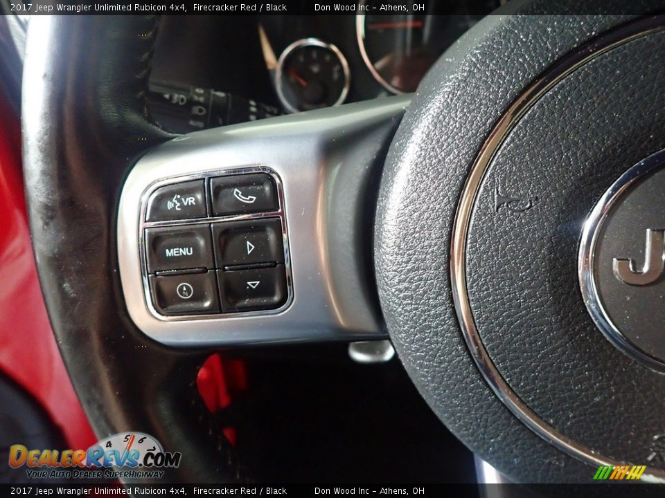 2017 Jeep Wrangler Unlimited Rubicon 4x4 Firecracker Red / Black Photo #27
