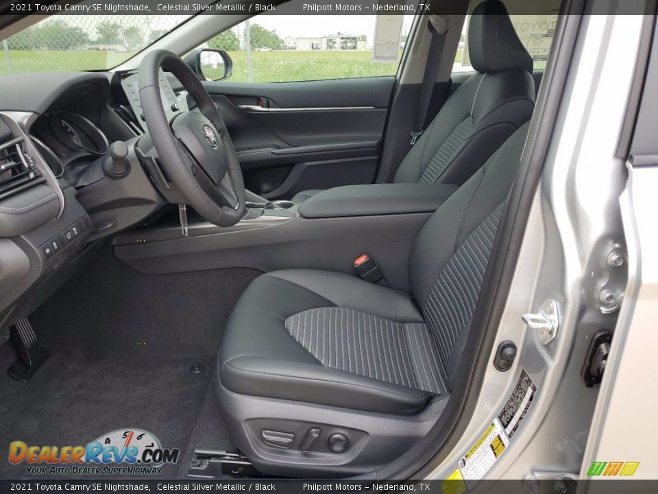 Black Interior - 2021 Toyota Camry SE Nightshade Photo #4