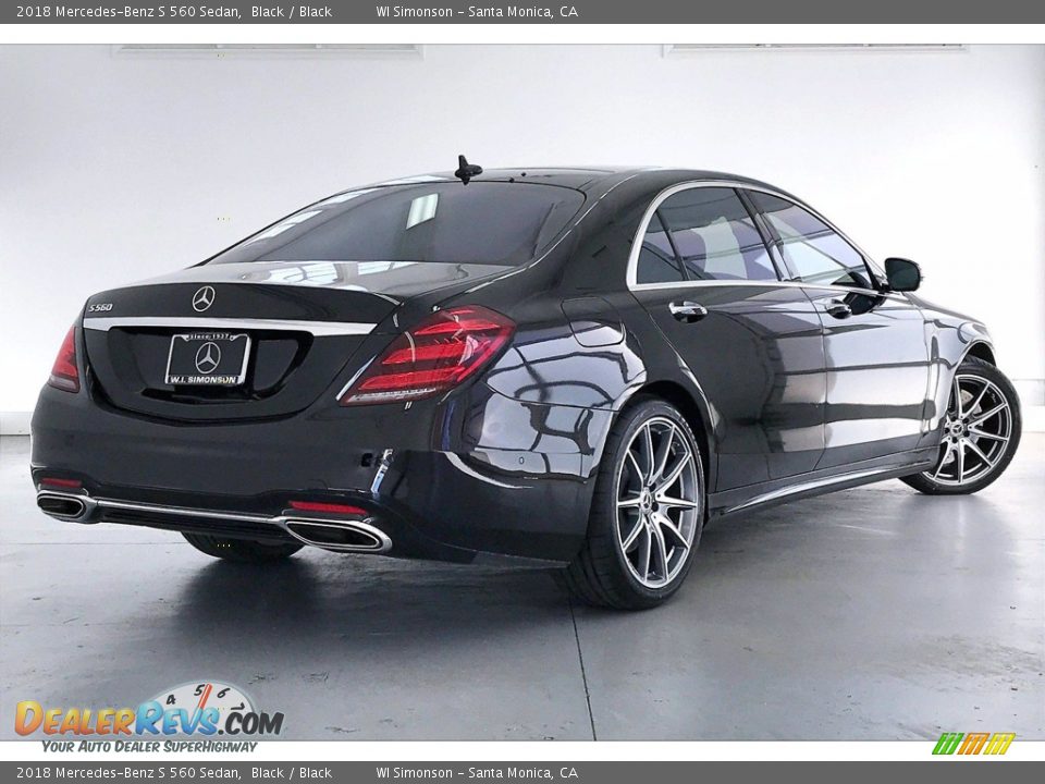 2018 Mercedes-Benz S 560 Sedan Black / Black Photo #13