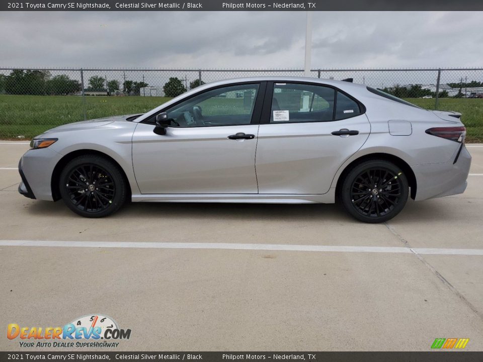Celestial Silver Metallic 2021 Toyota Camry SE Nightshade Photo #7