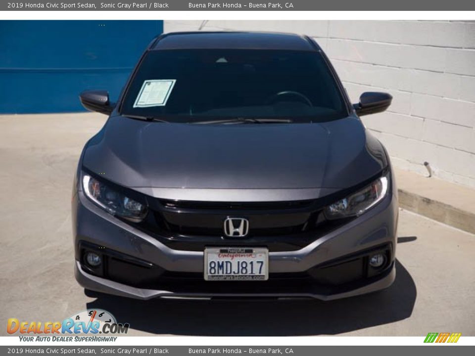 2019 Honda Civic Sport Sedan Sonic Gray Pearl / Black Photo #7