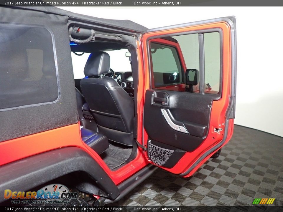 2017 Jeep Wrangler Unlimited Rubicon 4x4 Firecracker Red / Black Photo #34