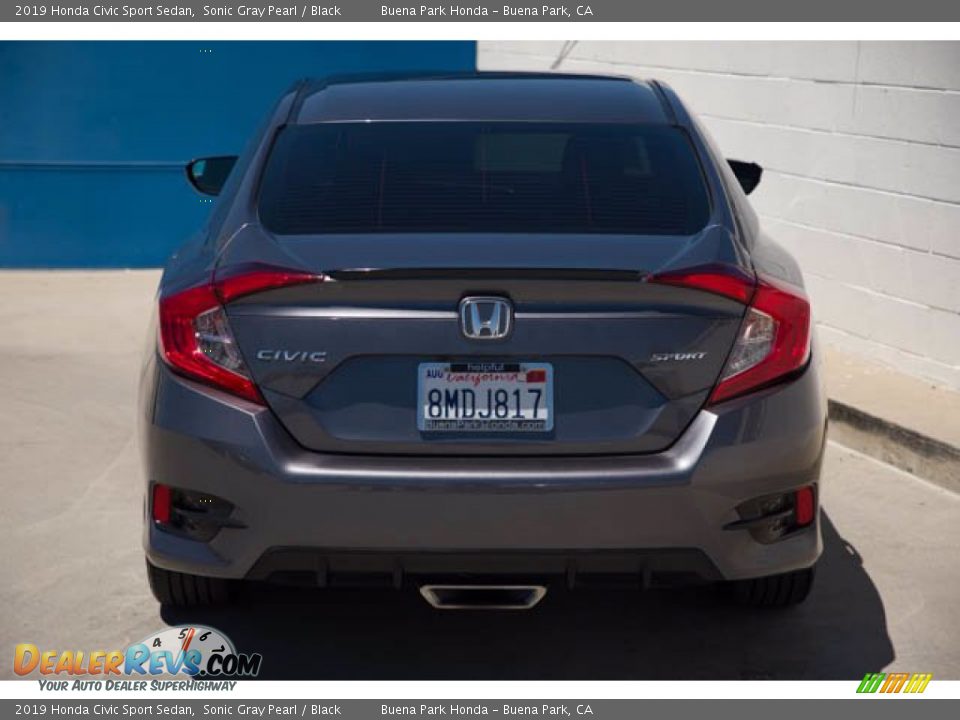 2019 Honda Civic Sport Sedan Sonic Gray Pearl / Black Photo #9