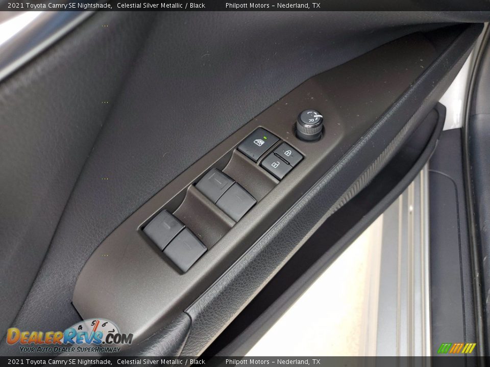2021 Toyota Camry SE Nightshade Celestial Silver Metallic / Black Photo #14