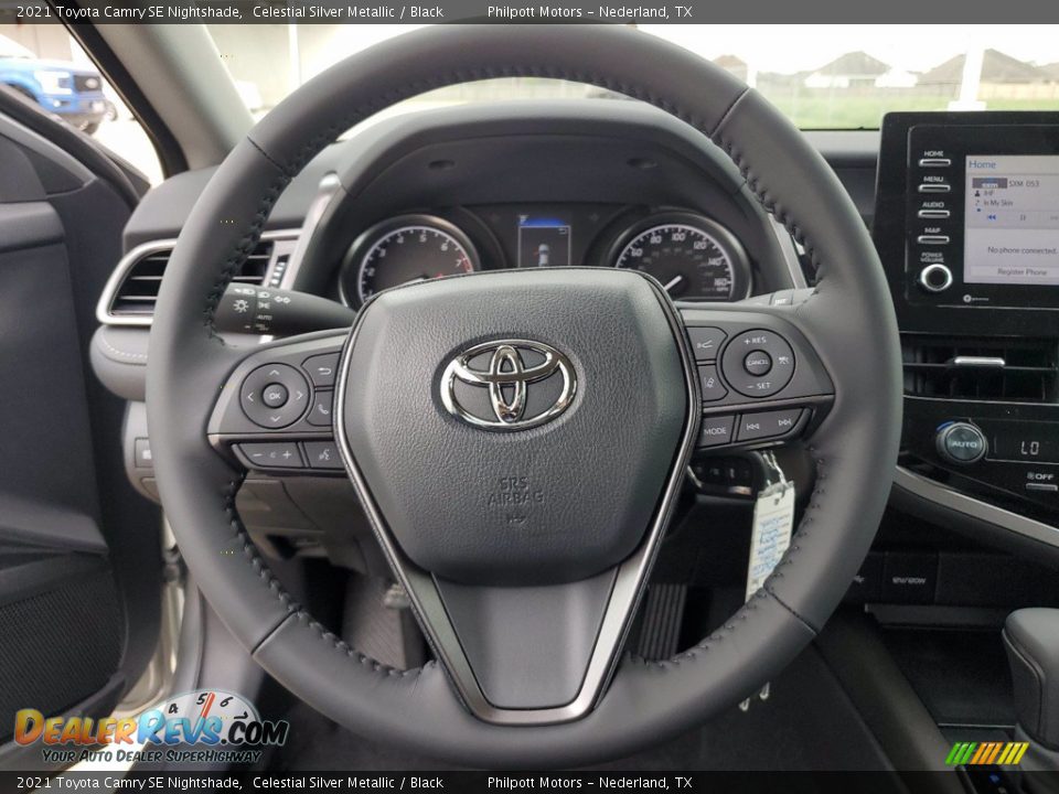 2021 Toyota Camry SE Nightshade Steering Wheel Photo #15