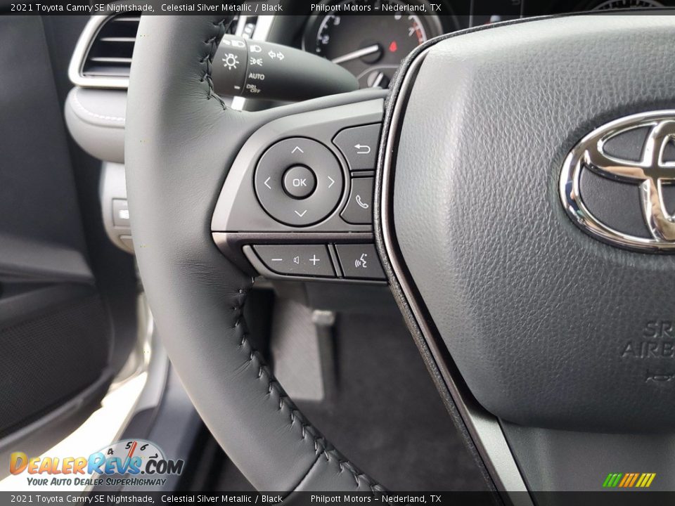 2021 Toyota Camry SE Nightshade Steering Wheel Photo #16