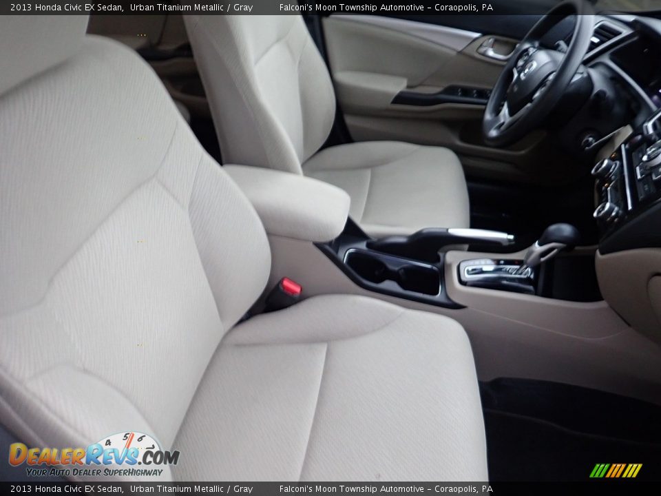 2013 Honda Civic EX Sedan Urban Titanium Metallic / Gray Photo #10