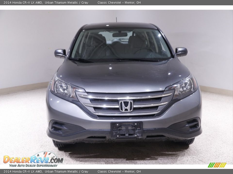 2014 Honda CR-V LX AWD Urban Titanium Metallic / Gray Photo #2