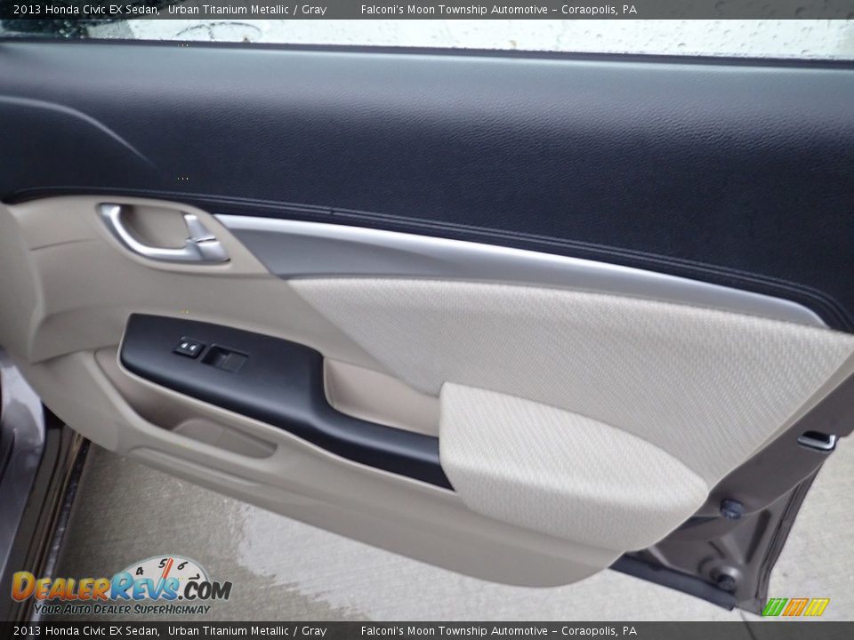 2013 Honda Civic EX Sedan Urban Titanium Metallic / Gray Photo #12