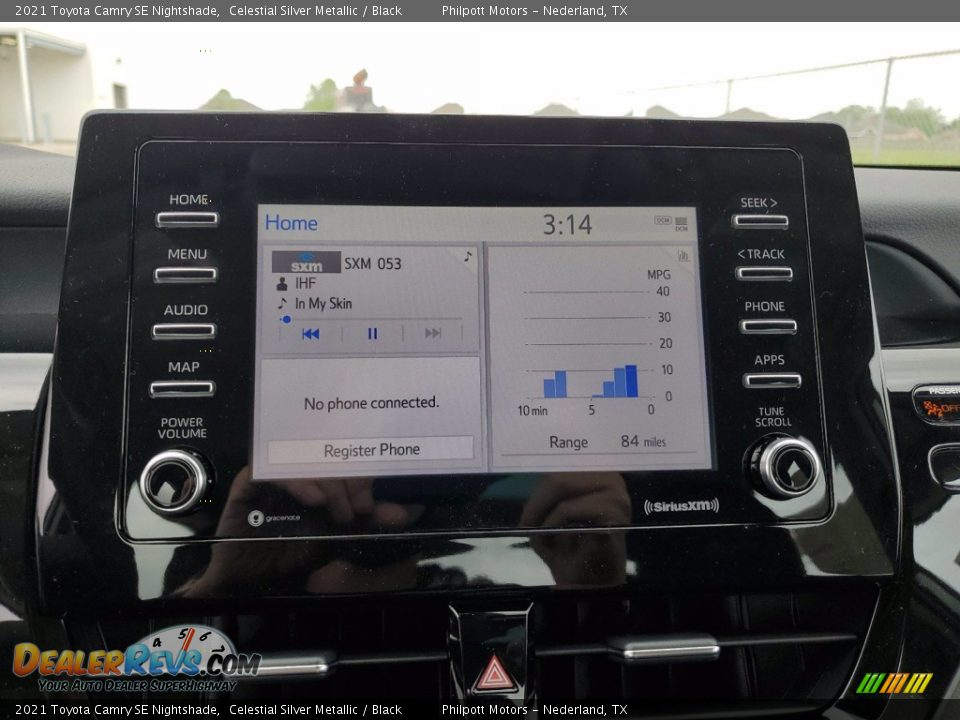 2021 Toyota Camry SE Nightshade Celestial Silver Metallic / Black Photo #19