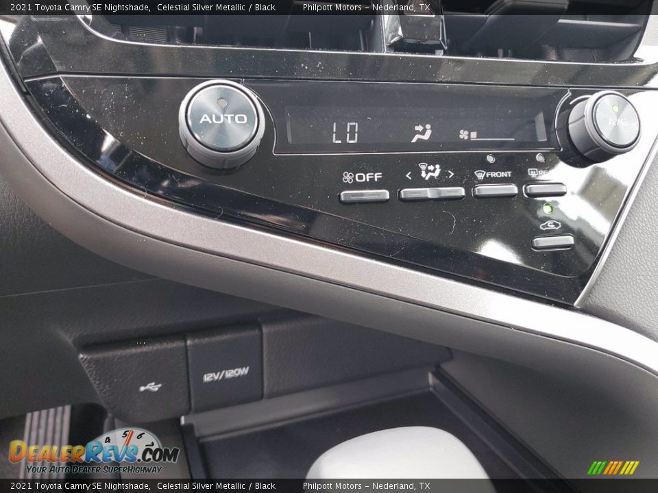 2021 Toyota Camry SE Nightshade Celestial Silver Metallic / Black Photo #21