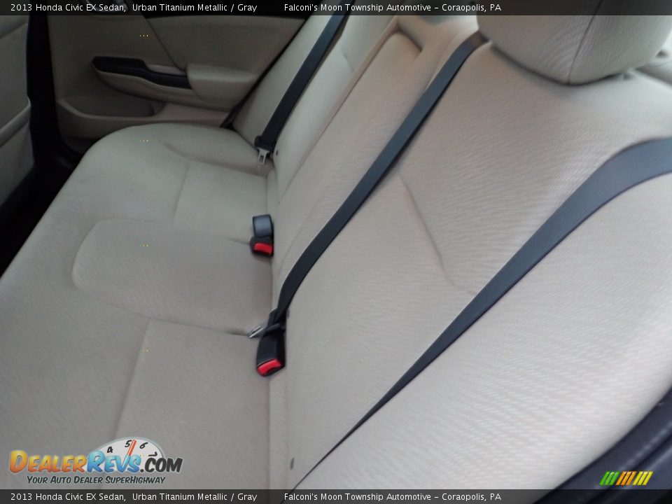 2013 Honda Civic EX Sedan Urban Titanium Metallic / Gray Photo #16