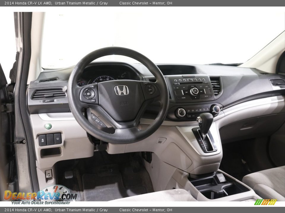2014 Honda CR-V LX AWD Urban Titanium Metallic / Gray Photo #7