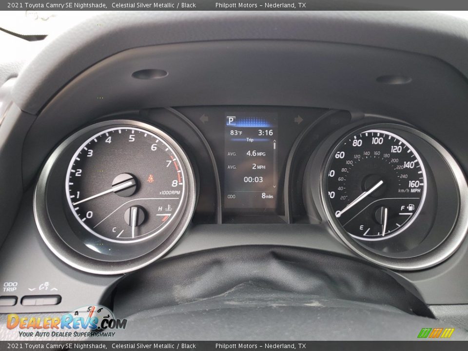 2021 Toyota Camry SE Nightshade Gauges Photo #22