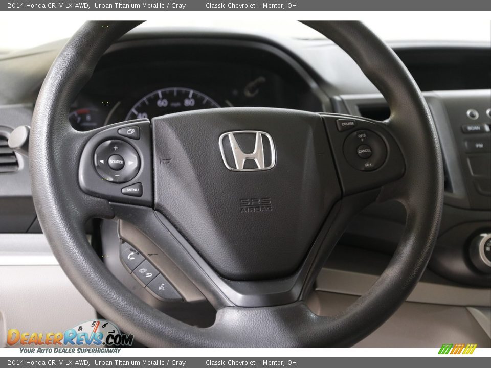 2014 Honda CR-V LX AWD Urban Titanium Metallic / Gray Photo #8